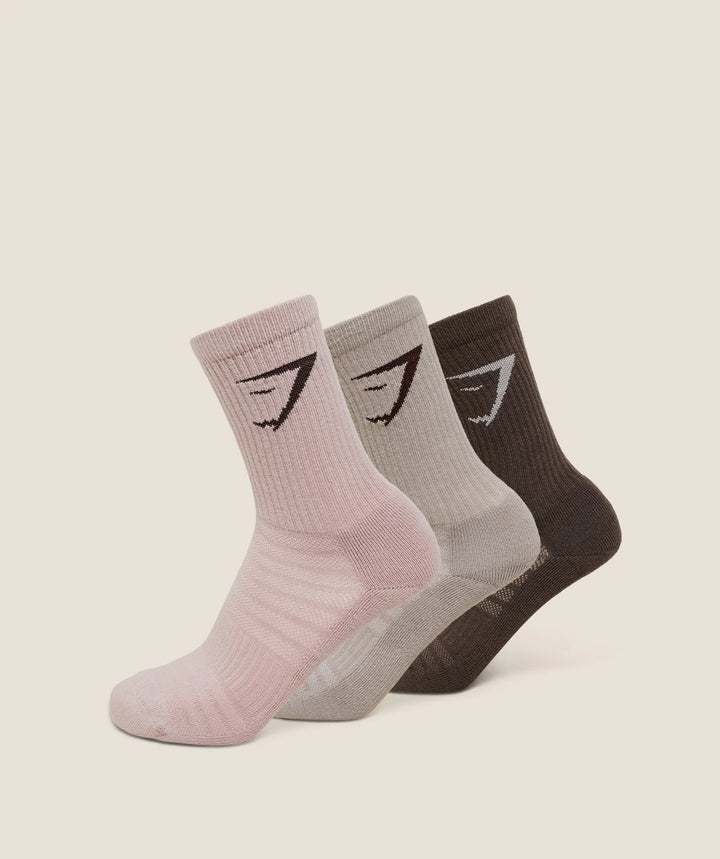 Gymshark Crew Socks 3pk
