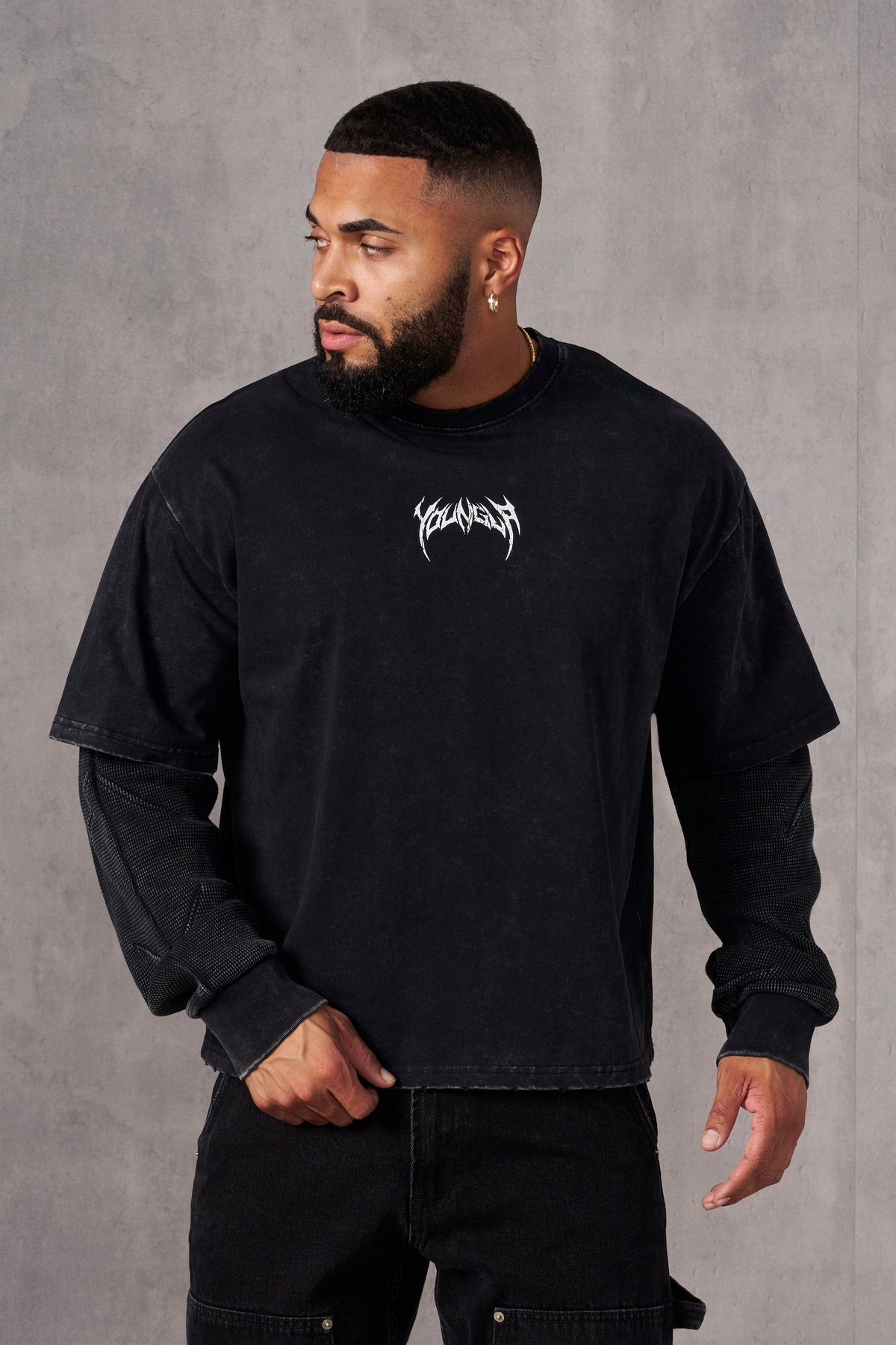 YoungLA 8006 - Shadow Twofer Longsleeves