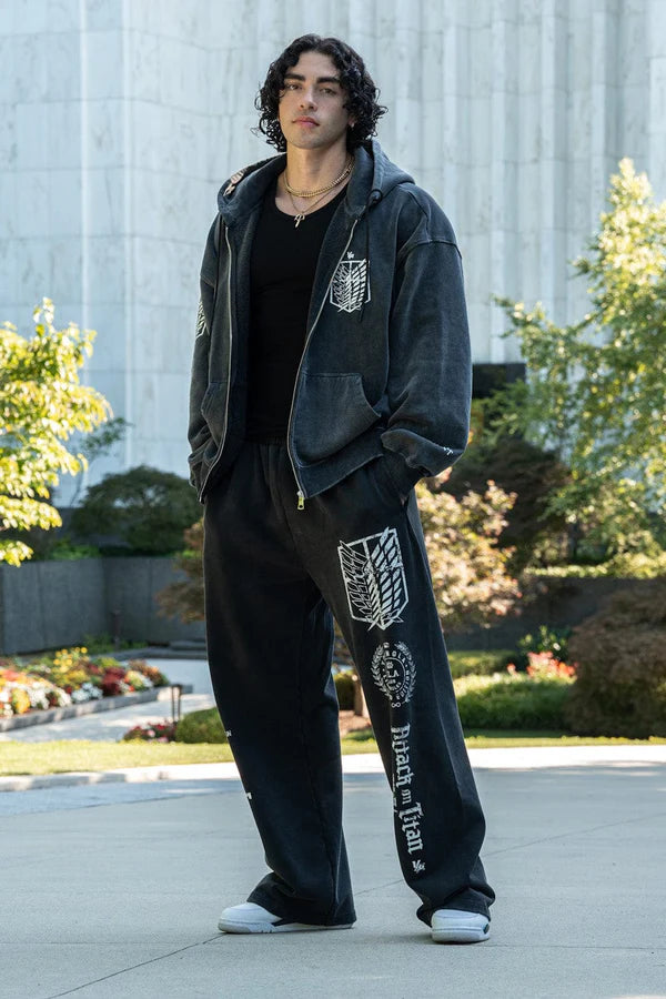 2128 - AOT© x YLA Baggy Joggers