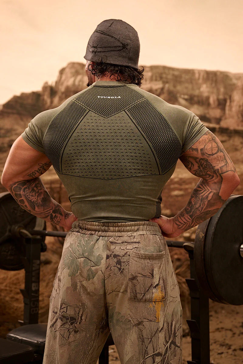 4286 - Gold's Iron Legacy Compression Tees