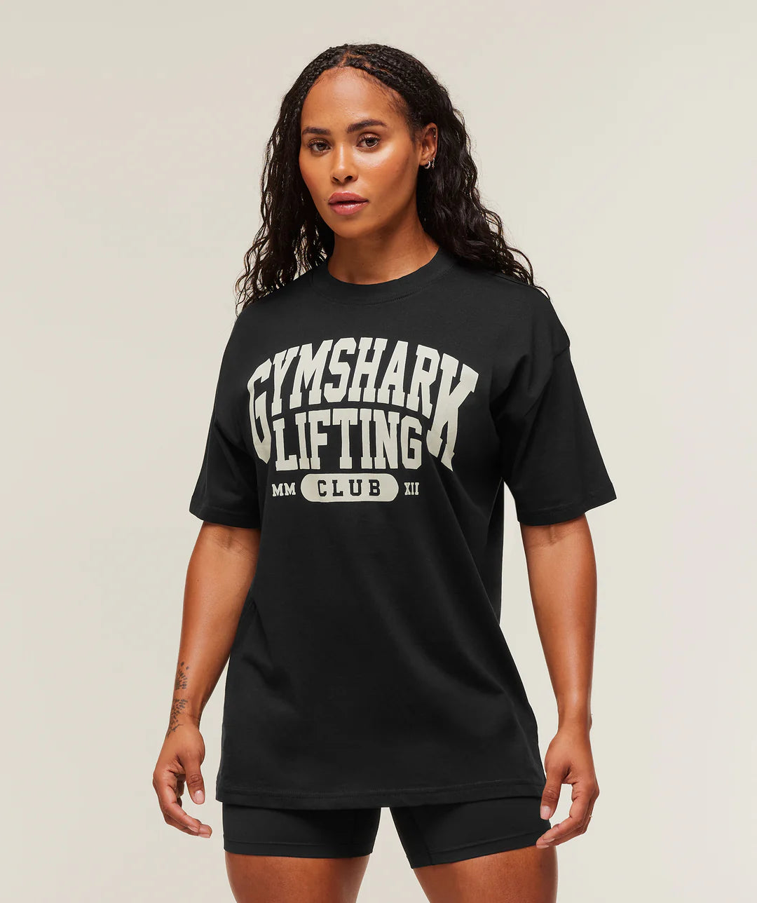 Lifting Club Graphic Oversized T-Shirt