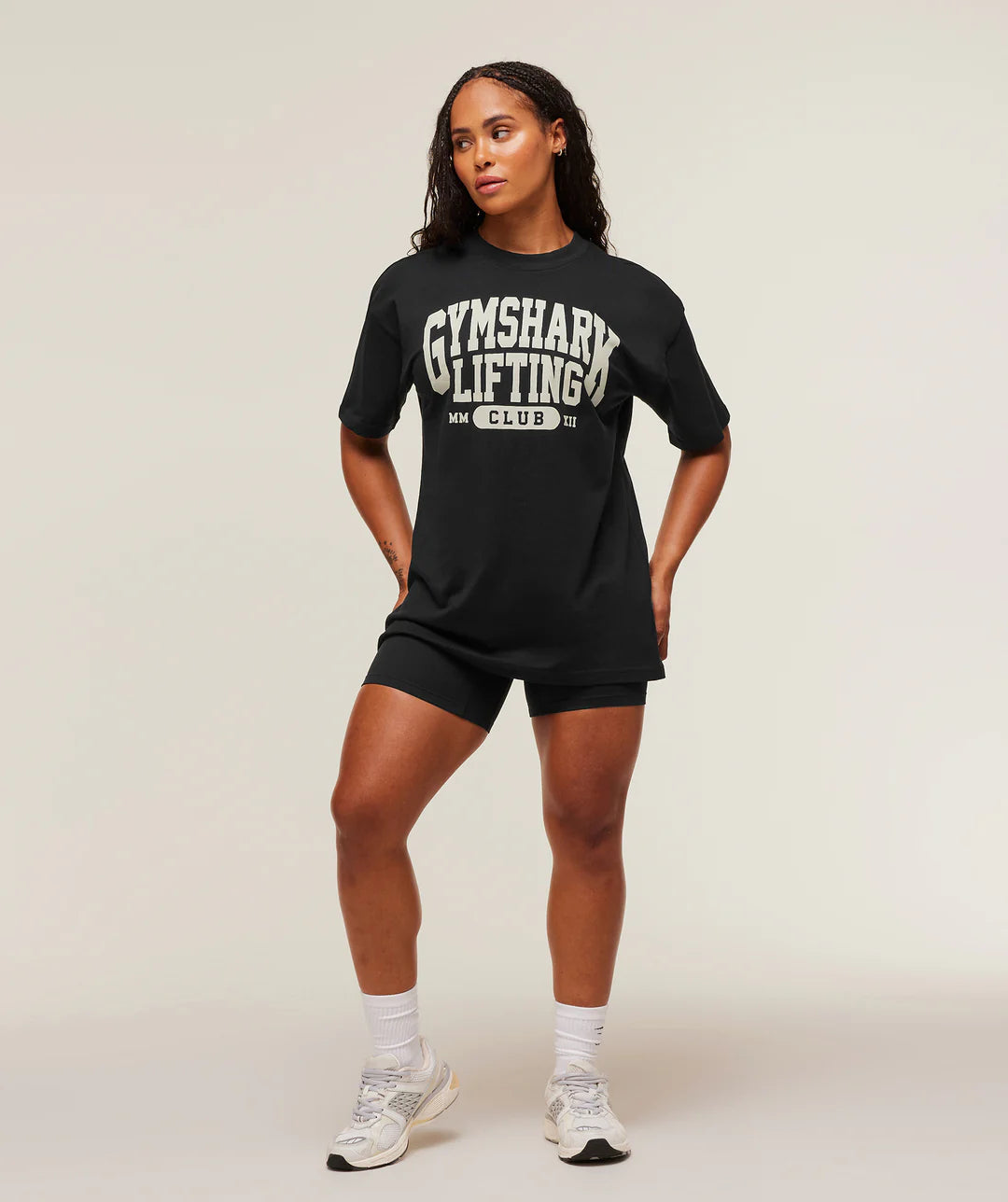 Lifting Club Graphic Oversized T-Shirt